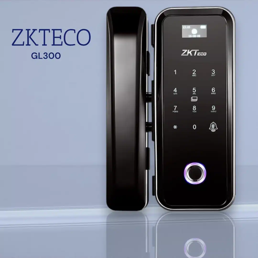 Cerradura Inteligente Para Puerta de Cristal ZKTeco GL300