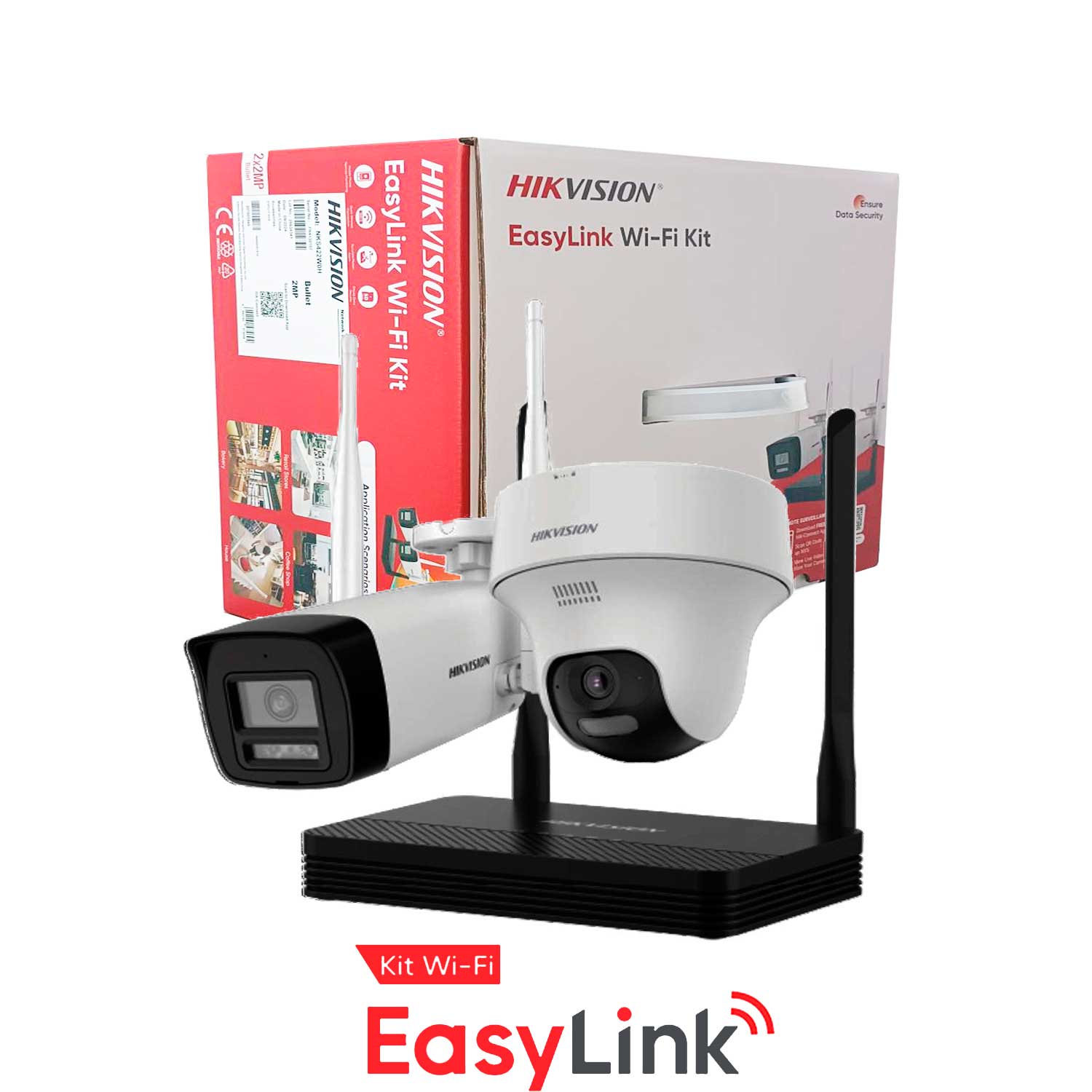 Kit Wifi Easy Link Hikvision 1080p